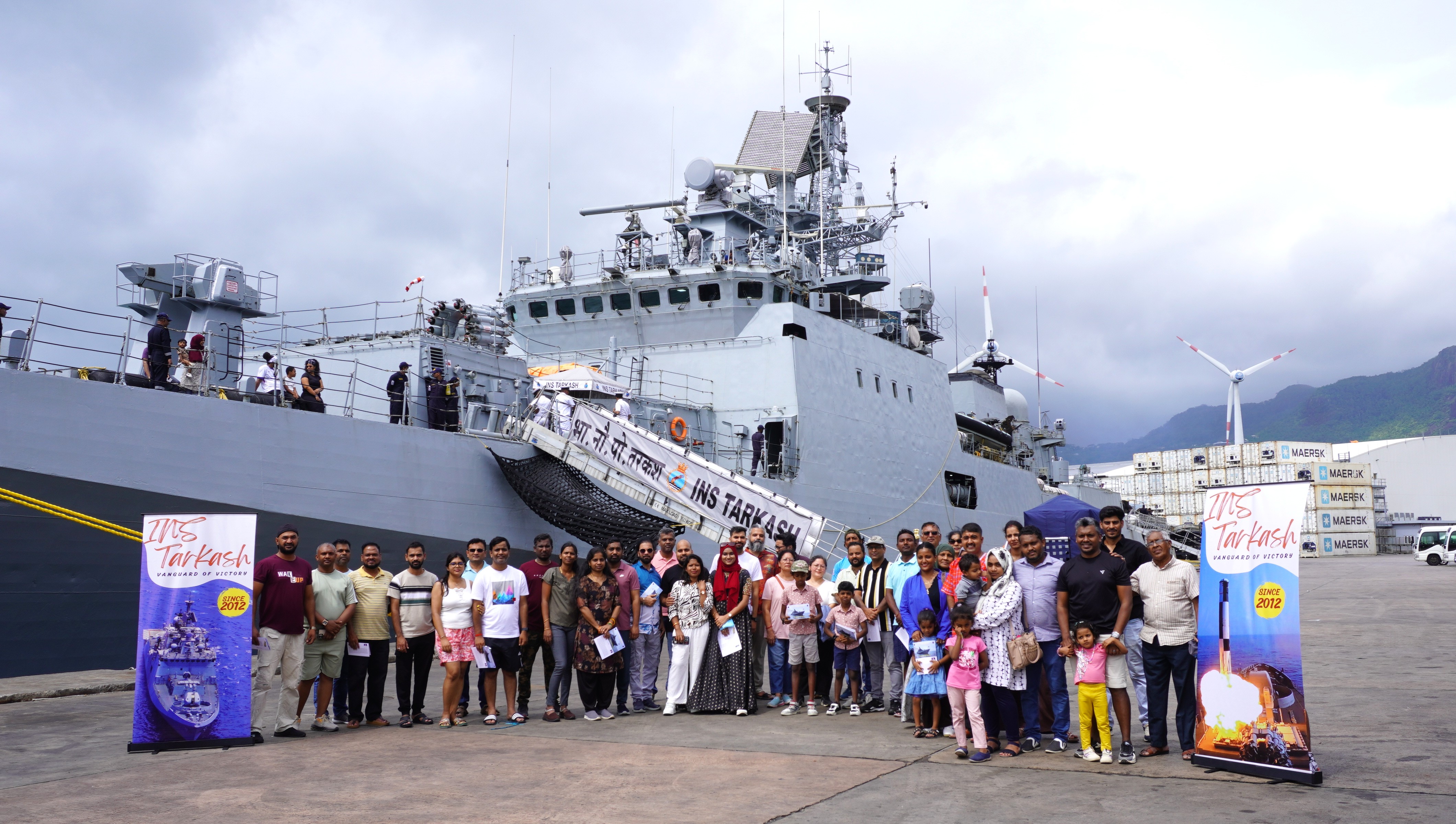 Indian Naval Ship Tarkash Concludes Port Call at Port Victoria, Seychelles